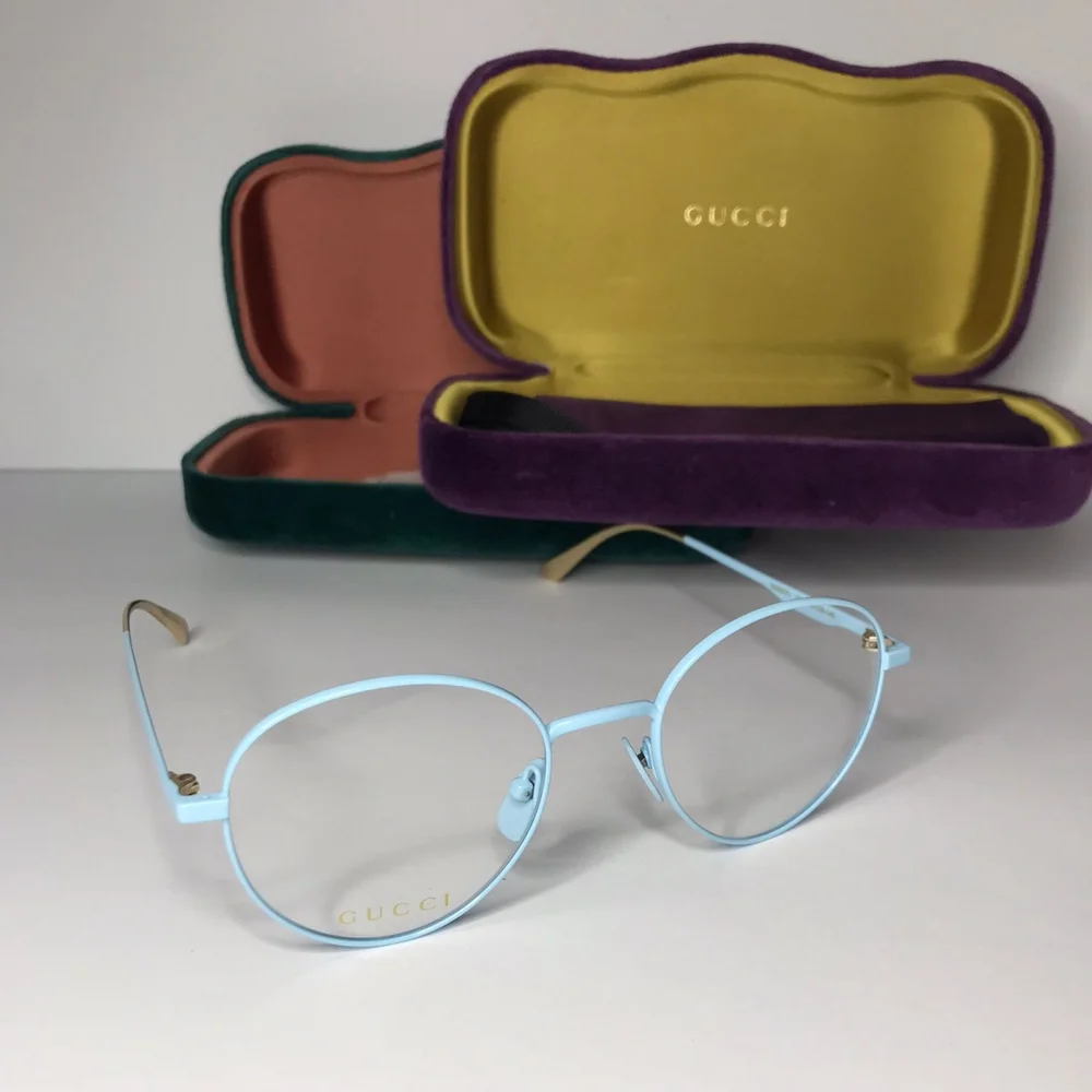 💯Original Gucci GUCCI-LOGO GG0337O 006 Eyeglasses